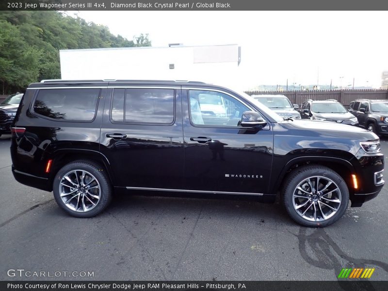 Diamond Black Crystal Pearl / Global Black 2023 Jeep Wagoneer Series III 4x4