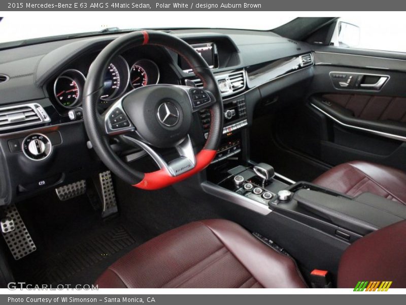 designo Auburn Brown Interior - 2015 E 63 AMG S 4Matic Sedan 