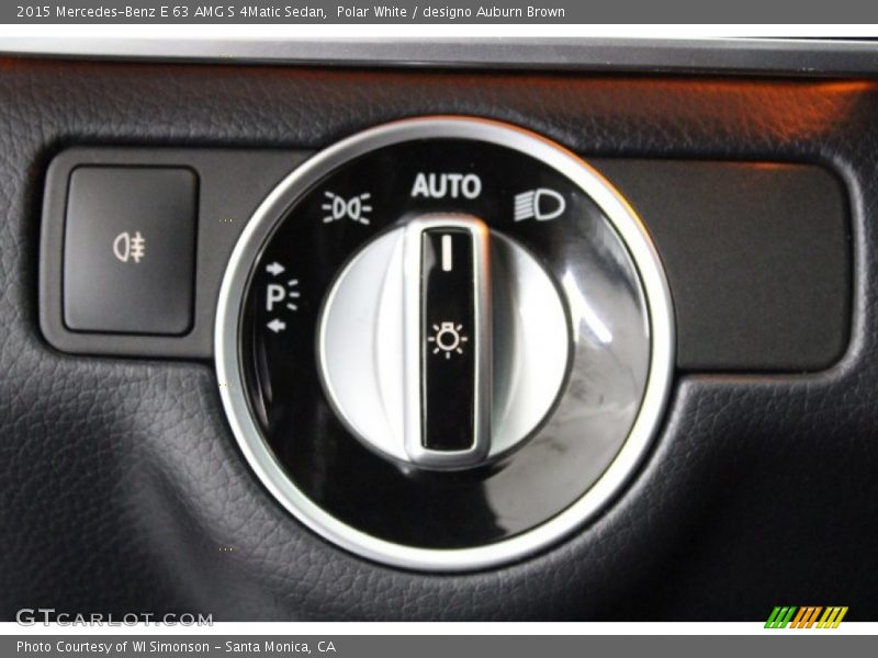 Controls of 2015 E 63 AMG S 4Matic Sedan