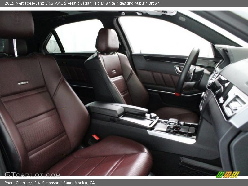 Front Seat of 2015 E 63 AMG S 4Matic Sedan