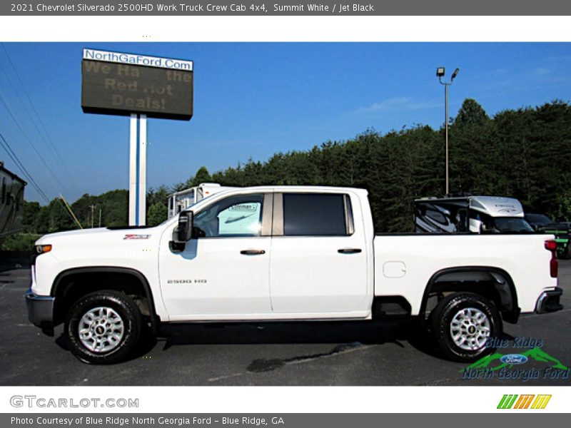 Summit White / Jet Black 2021 Chevrolet Silverado 2500HD Work Truck Crew Cab 4x4