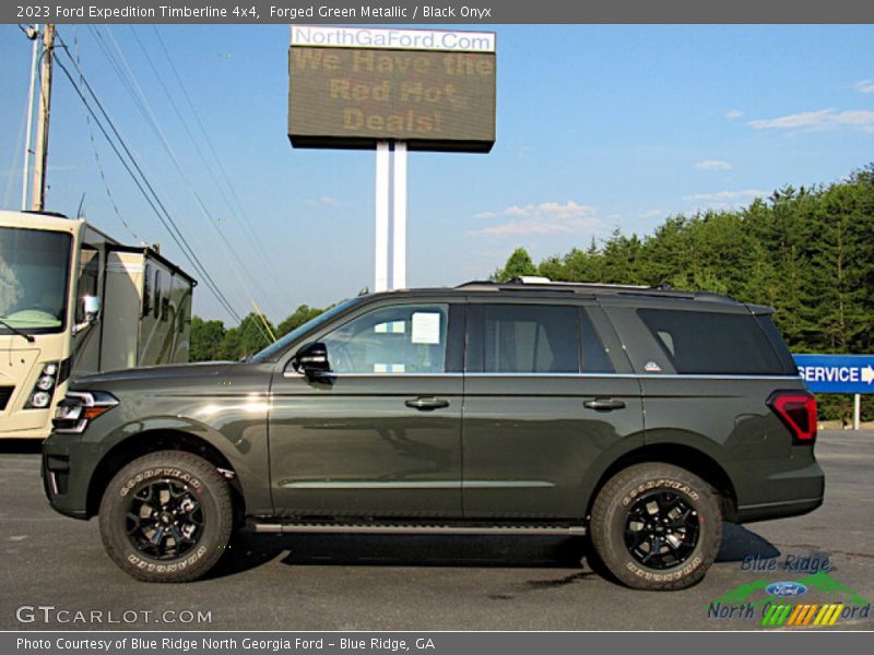 Forged Green Metallic / Black Onyx 2023 Ford Expedition Timberline 4x4