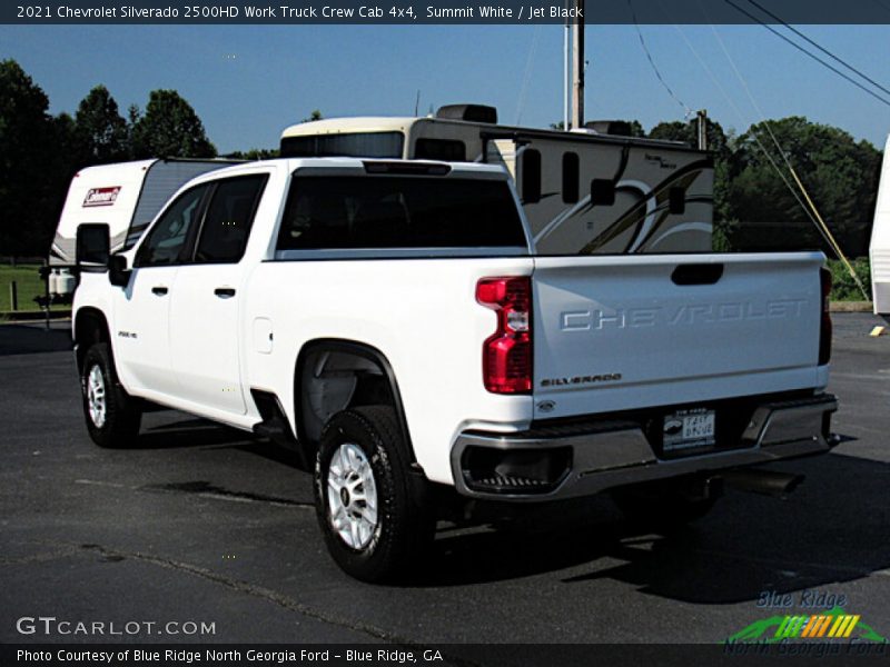 Summit White / Jet Black 2021 Chevrolet Silverado 2500HD Work Truck Crew Cab 4x4