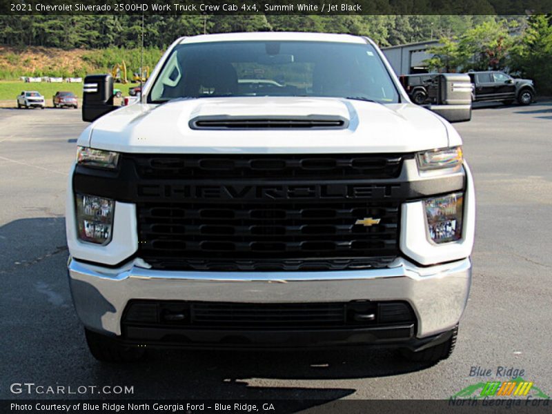 Summit White / Jet Black 2021 Chevrolet Silverado 2500HD Work Truck Crew Cab 4x4