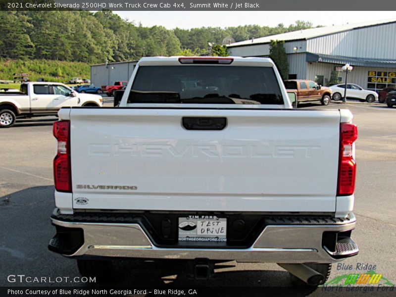 Summit White / Jet Black 2021 Chevrolet Silverado 2500HD Work Truck Crew Cab 4x4