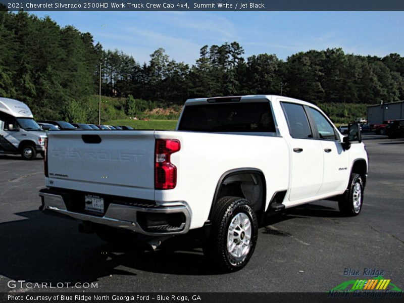 Summit White / Jet Black 2021 Chevrolet Silverado 2500HD Work Truck Crew Cab 4x4