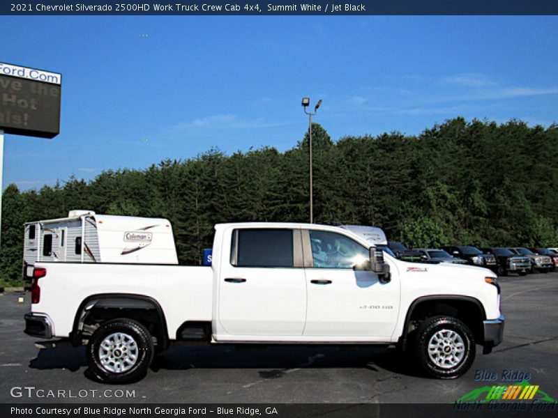 Summit White / Jet Black 2021 Chevrolet Silverado 2500HD Work Truck Crew Cab 4x4