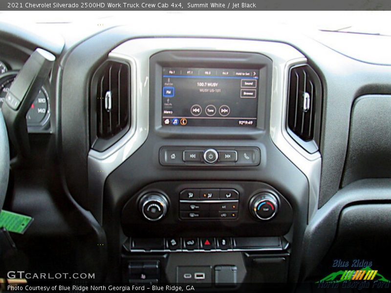 Summit White / Jet Black 2021 Chevrolet Silverado 2500HD Work Truck Crew Cab 4x4