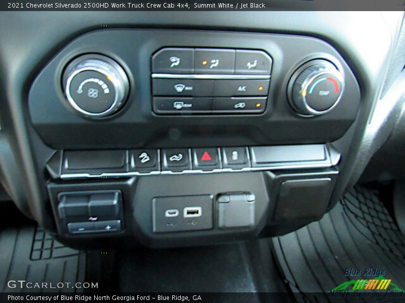 Summit White / Jet Black 2021 Chevrolet Silverado 2500HD Work Truck Crew Cab 4x4