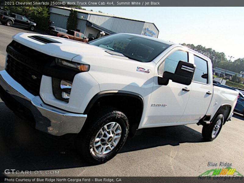 Summit White / Jet Black 2021 Chevrolet Silverado 2500HD Work Truck Crew Cab 4x4