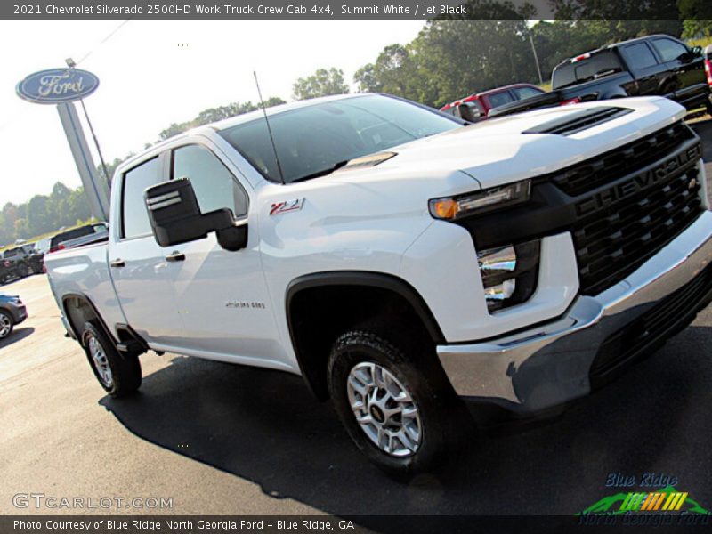 Summit White / Jet Black 2021 Chevrolet Silverado 2500HD Work Truck Crew Cab 4x4