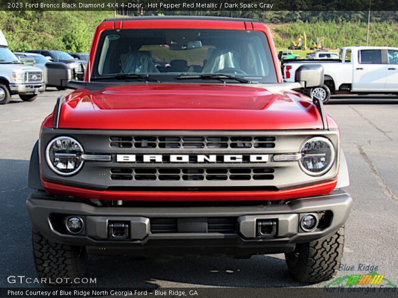 Hot Pepper Red Metallic / Dark Space Gray 2023 Ford Bronco Black Diamond 4X4 4-Door