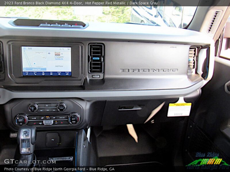 Hot Pepper Red Metallic / Dark Space Gray 2023 Ford Bronco Black Diamond 4X4 4-Door