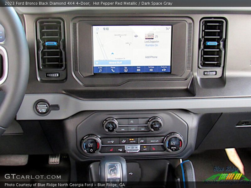 Hot Pepper Red Metallic / Dark Space Gray 2023 Ford Bronco Black Diamond 4X4 4-Door