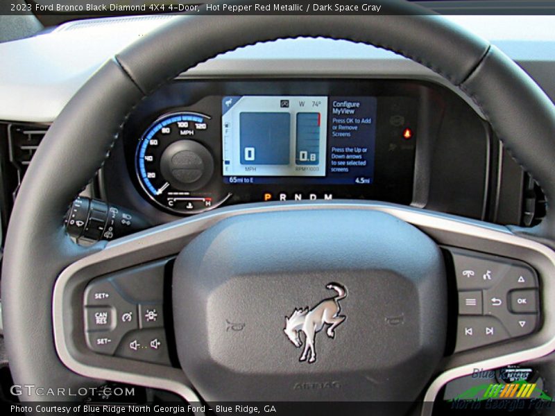Hot Pepper Red Metallic / Dark Space Gray 2023 Ford Bronco Black Diamond 4X4 4-Door