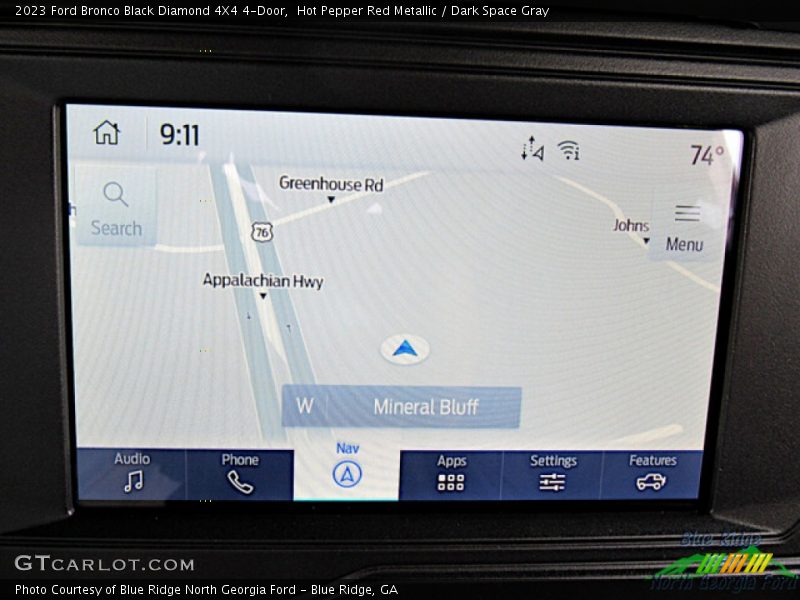 Hot Pepper Red Metallic / Dark Space Gray 2023 Ford Bronco Black Diamond 4X4 4-Door