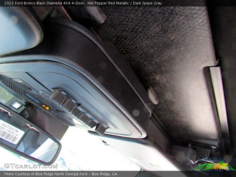 Hot Pepper Red Metallic / Dark Space Gray 2023 Ford Bronco Black Diamond 4X4 4-Door