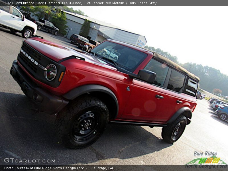 Hot Pepper Red Metallic / Dark Space Gray 2023 Ford Bronco Black Diamond 4X4 4-Door