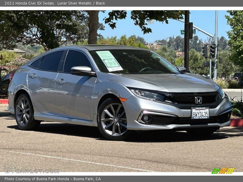  2021 Civic EX Sedan Lunar Silver Metallic