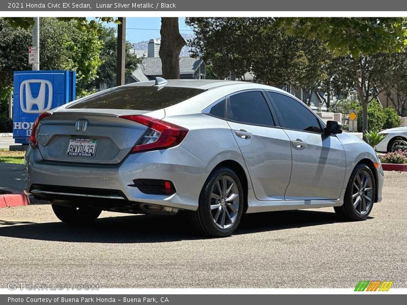  2021 Civic EX Sedan Lunar Silver Metallic