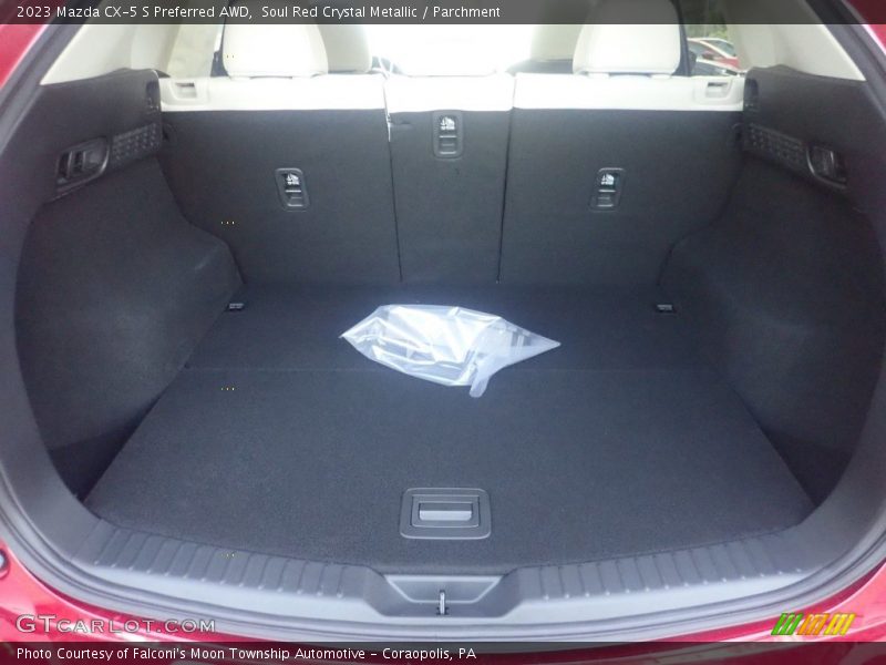 Soul Red Crystal Metallic / Parchment 2023 Mazda CX-5 S Preferred AWD