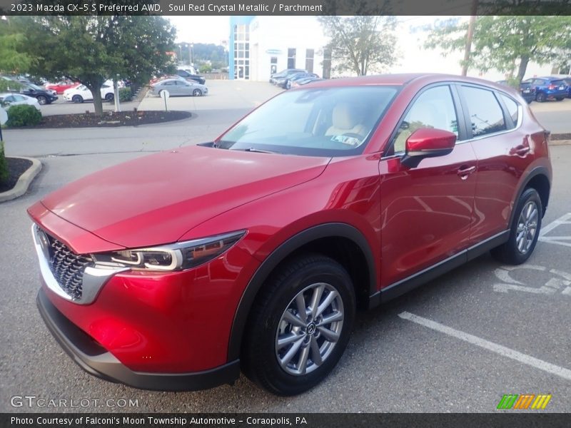 Soul Red Crystal Metallic / Parchment 2023 Mazda CX-5 S Preferred AWD