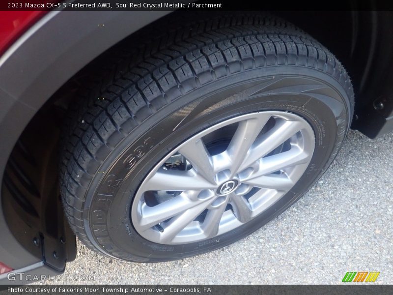 Soul Red Crystal Metallic / Parchment 2023 Mazda CX-5 S Preferred AWD