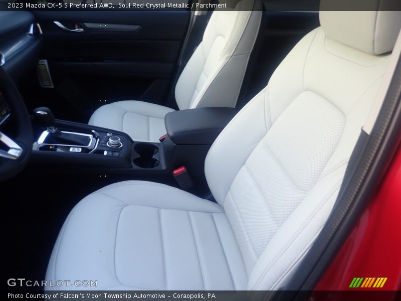 Soul Red Crystal Metallic / Parchment 2023 Mazda CX-5 S Preferred AWD