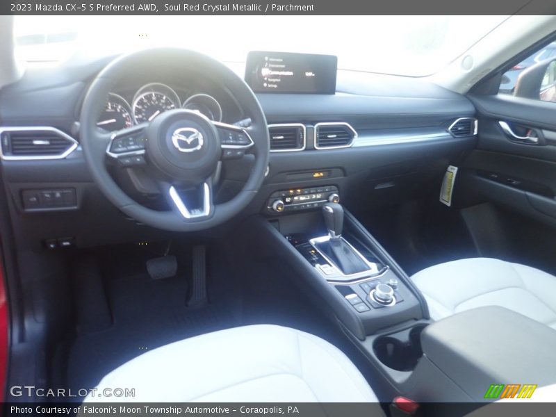Soul Red Crystal Metallic / Parchment 2023 Mazda CX-5 S Preferred AWD