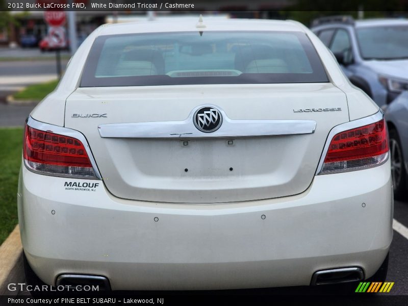 White Diamond Tricoat / Cashmere 2012 Buick LaCrosse FWD