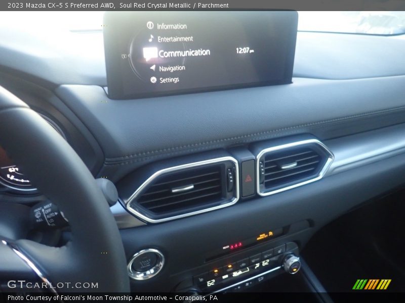 Soul Red Crystal Metallic / Parchment 2023 Mazda CX-5 S Preferred AWD