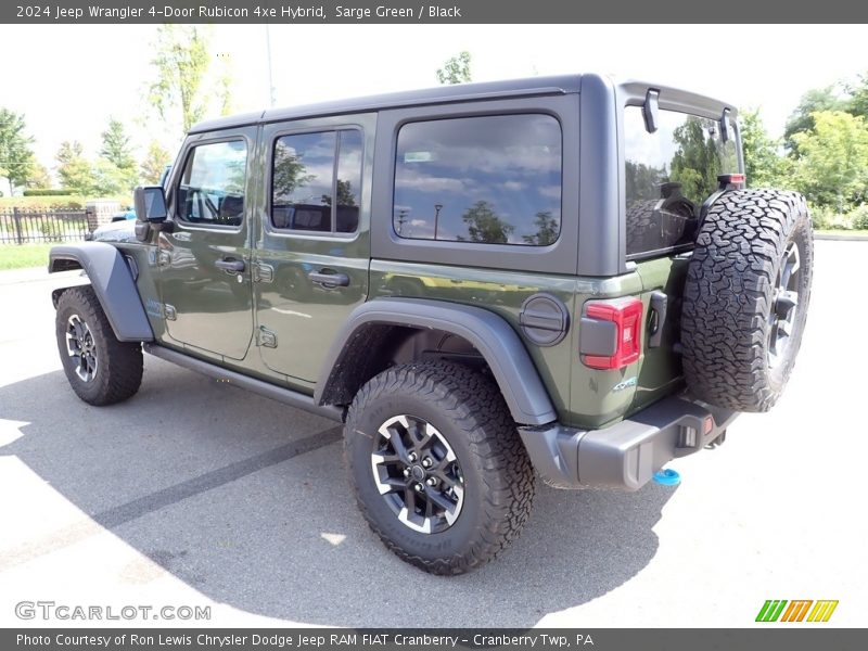 Sarge Green / Black 2024 Jeep Wrangler 4-Door Rubicon 4xe Hybrid