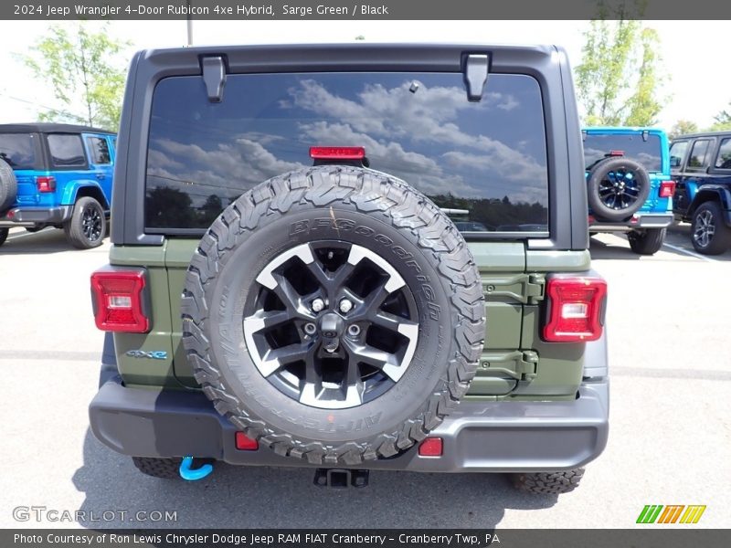 Sarge Green / Black 2024 Jeep Wrangler 4-Door Rubicon 4xe Hybrid