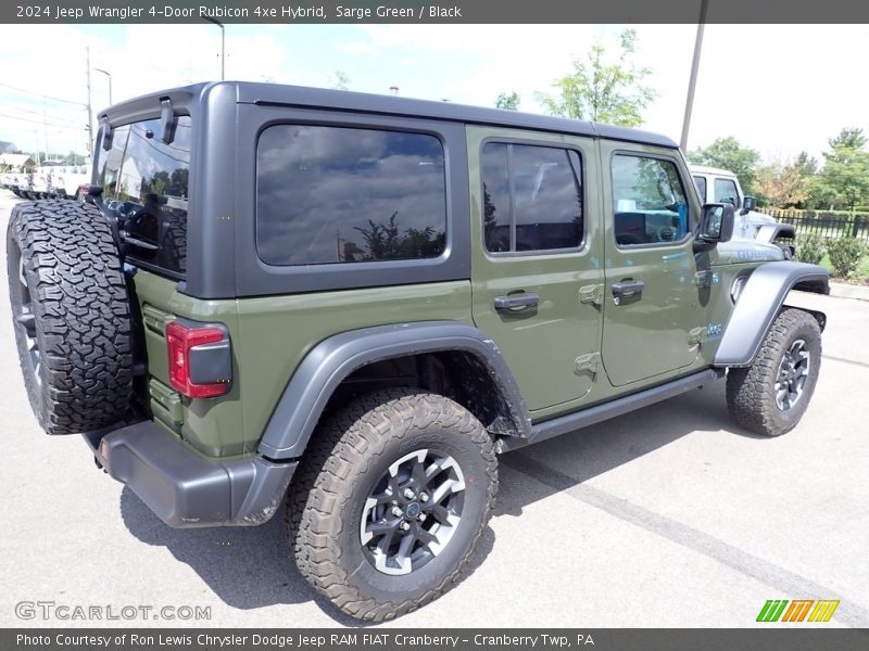 Sarge Green / Black 2024 Jeep Wrangler 4-Door Rubicon 4xe Hybrid