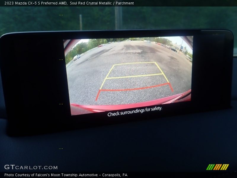 Soul Red Crystal Metallic / Parchment 2023 Mazda CX-5 S Preferred AWD