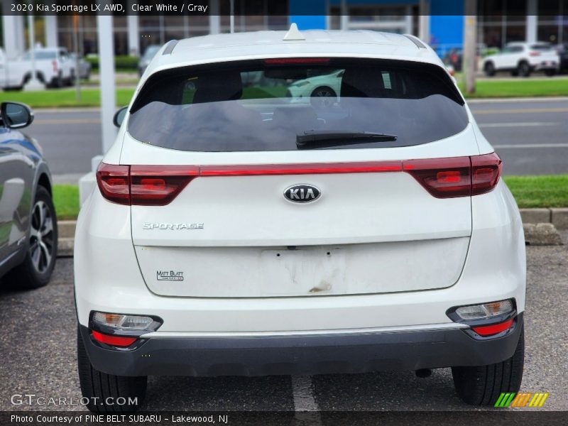 Clear White / Gray 2020 Kia Sportage LX AWD