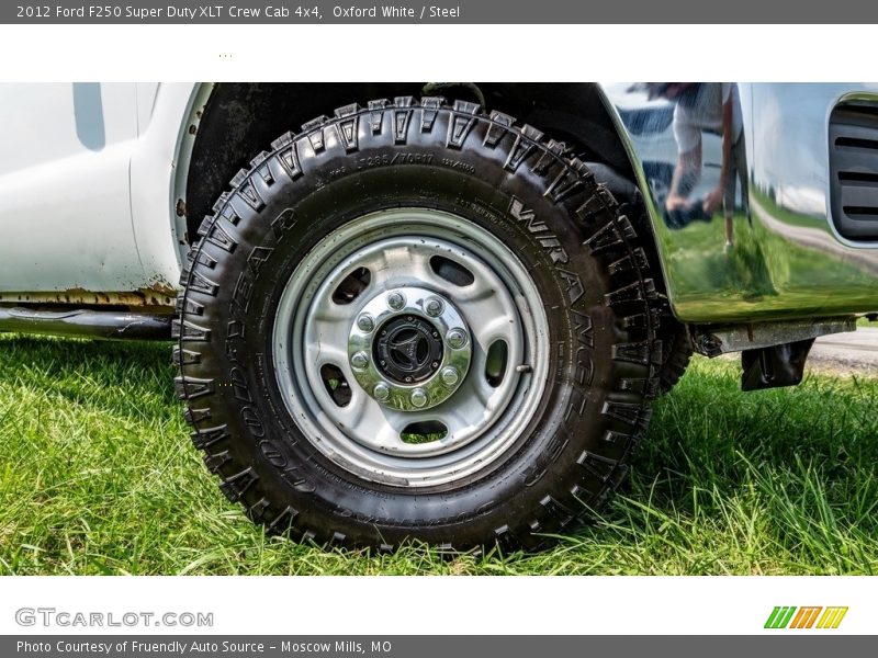 Oxford White / Steel 2012 Ford F250 Super Duty XLT Crew Cab 4x4
