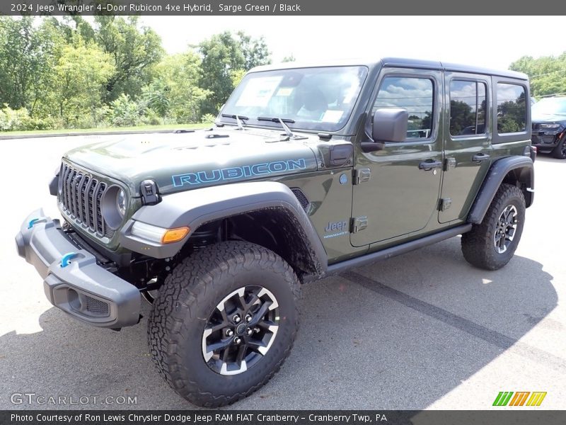 Sarge Green / Black 2024 Jeep Wrangler 4-Door Rubicon 4xe Hybrid