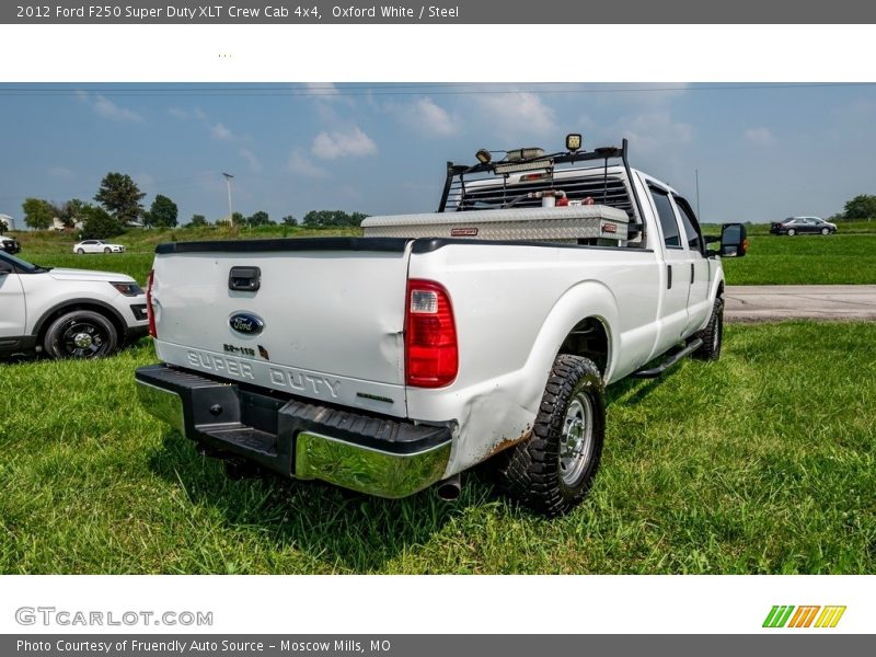 Oxford White / Steel 2012 Ford F250 Super Duty XLT Crew Cab 4x4