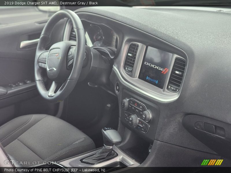 Destroyer Gray / Black 2019 Dodge Charger SXT AWD