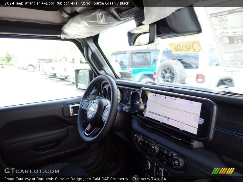 Sarge Green / Black 2024 Jeep Wrangler 4-Door Rubicon 4xe Hybrid