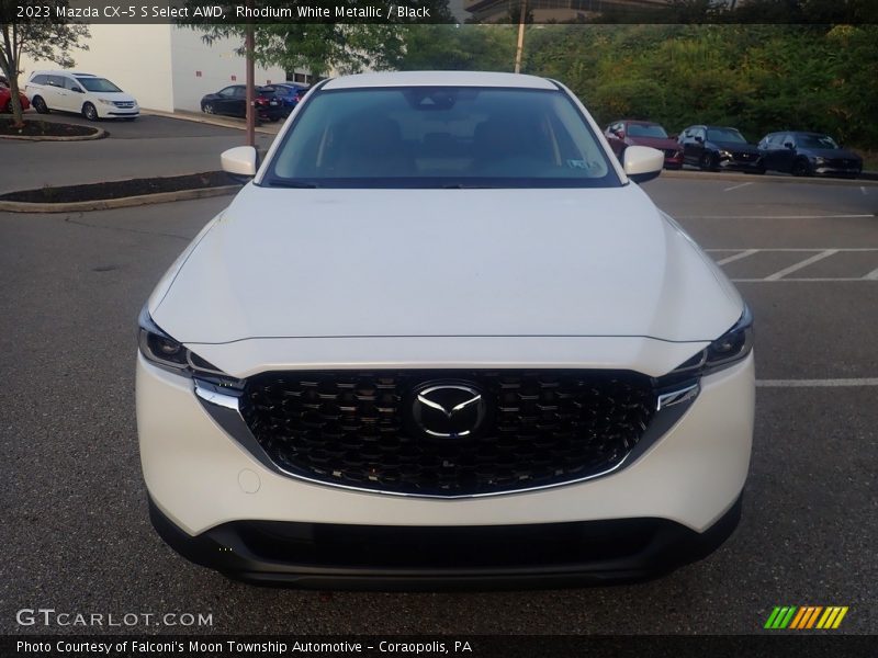 Rhodium White Metallic / Black 2023 Mazda CX-5 S Select AWD