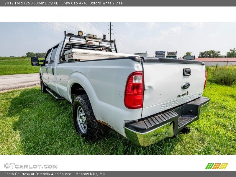 Oxford White / Steel 2012 Ford F250 Super Duty XLT Crew Cab 4x4