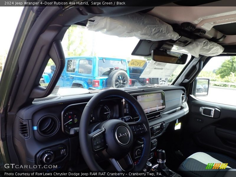 Sarge Green / Black 2024 Jeep Wrangler 4-Door Rubicon 4xe Hybrid