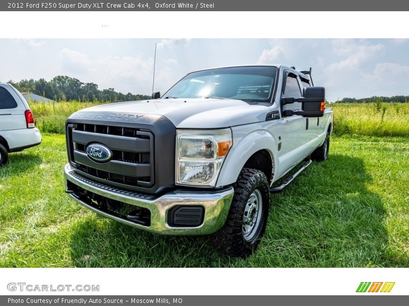Oxford White / Steel 2012 Ford F250 Super Duty XLT Crew Cab 4x4