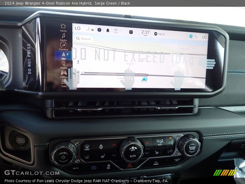 Sarge Green / Black 2024 Jeep Wrangler 4-Door Rubicon 4xe Hybrid