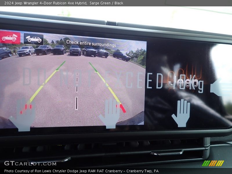 Sarge Green / Black 2024 Jeep Wrangler 4-Door Rubicon 4xe Hybrid