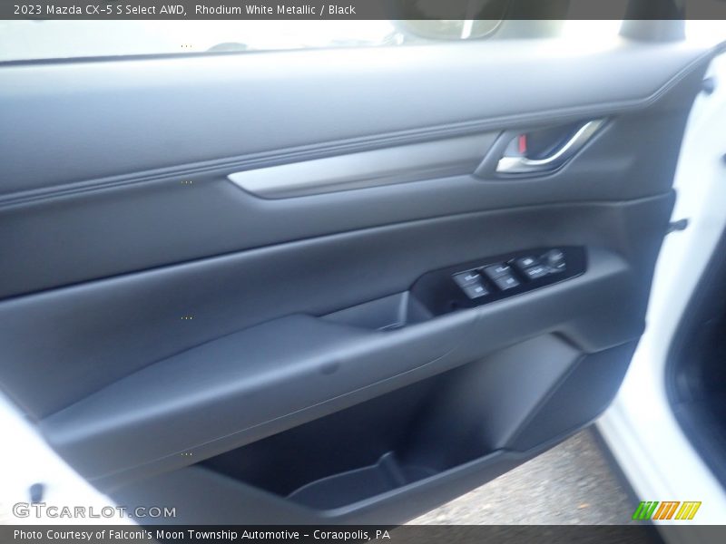 Rhodium White Metallic / Black 2023 Mazda CX-5 S Select AWD