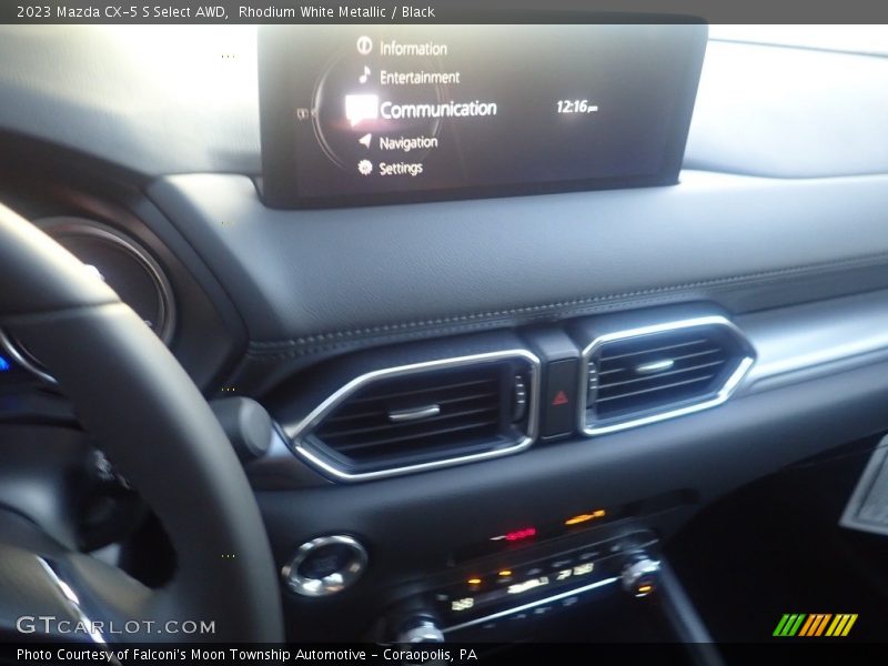 Rhodium White Metallic / Black 2023 Mazda CX-5 S Select AWD