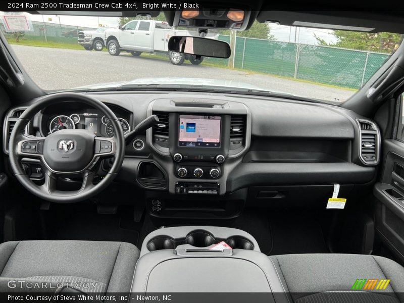 Bright White / Black 2024 Ram 2500 Tradesman Crew Cab 4x4